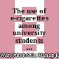 The use of e-cigarettes among university students in Malaysia