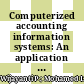 Computerized accounting information systems: An application of task technology fit model for microfinance