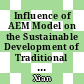 Influence of AEM Model on the Sustainable Development of Traditional Ethnic Handicraft