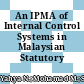 An IPMA of Internal Control Systems in Malaysian Statutory Bodies