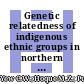 Genetic relatedness of indigenous ethnic groups in northern Borneo to neighboring populations from Southeast Asia, as inferred from genome-wide SNP data
