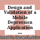 Design and Validation of a Mobile Depression Application for Young Adults through Expert Review