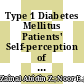 Type 1 Diabetes Mellitus Patients' Self-perception of Periodontal Diseases