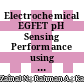 Electrochemical EGFET pH Sensing Performance using ZnO-based Composite Thin Films Sensing Electrode