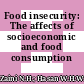 Food insecurity: The affects of socioeconomic and food consumption