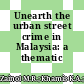 Unearth the urban street crime in Malaysia: a thematic analysis