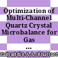 Optimization of Multi-Channel Quartz Crystal Microbalance for Gas Sensing Application