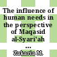 The influence of human needs in the perspective of Maqasid al-Syari'ah on Zakat distribution effectiveness