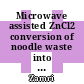 Microwave assisted ZnCl2 conversion of noodle waste into activated carbon/ZnO composite: A circular approach to food waste utilization for crystal violet dye removal