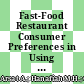 Fast-Food Restaurant Consumer Preferences in Using Self-Service Kiosks: An Empirical Assessment of the 4As Marketing Mix