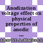 Anodization voltage effect on physical properties of anodic TiO2nanotube arrays film