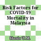 Risk Factors for COVID-19 Mortality in Malaysia