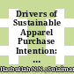 Drivers of Sustainable Apparel Purchase Intention: An Empirical Study of Malaysian Millennial Consumers