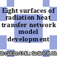 Eight surfaces of radiation heat transfer network model development