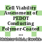 Cell Viability Assessment of PEDOT Conducting Polymer-Coated Microneedles for Skin Sampling