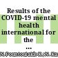Results of the COVID-19 mental health international for the health professionals (COMET-HP) study: depression, suicidal tendencies and conspiracism
