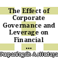 The Effect of Corporate Governance and Leverage on Financial Distress Measured by G-score