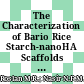 The Characterization of Bario Rice Starch-nanoHA Scaffolds using SEM and Dielectric Measurement