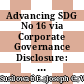 Advancing SDG No 16 via Corporate Governance Disclosure: Evidence from Indonesian and Malaysian Fintech Companies’ Websites