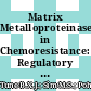 Matrix Metalloproteinases in Chemoresistance: Regulatory Roles, Molecular Interactions, and Potential Inhibitors