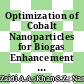 Optimization of Cobalt Nanoparticles for Biogas Enhancement from Green Algae Using Response Surface Methodology