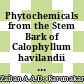 Phytochemicals from the Stem Bark of Calophyllum havilandii P. F. Stevens and their Biological Activities