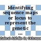Identifying sequence maps or locus to represent the genetic structure or genome standard of styling DNA in automotive design